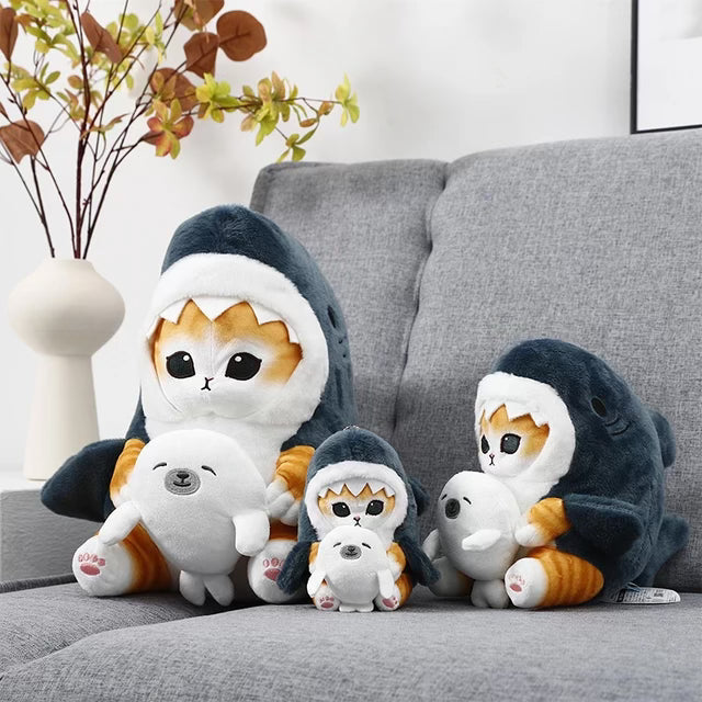 Shark Cat Plush - Unique & Adorable by Jobatua.com