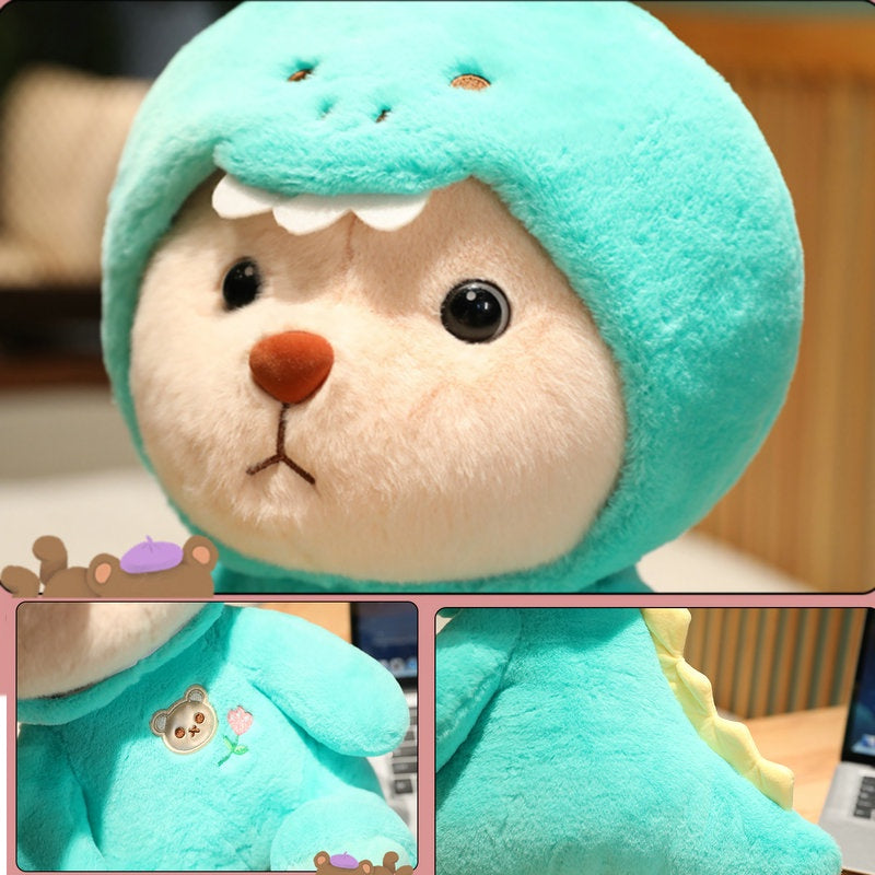 Hoodie Bear Plush - Adorable Huggable Teddy Bear Toy by jobatua.com