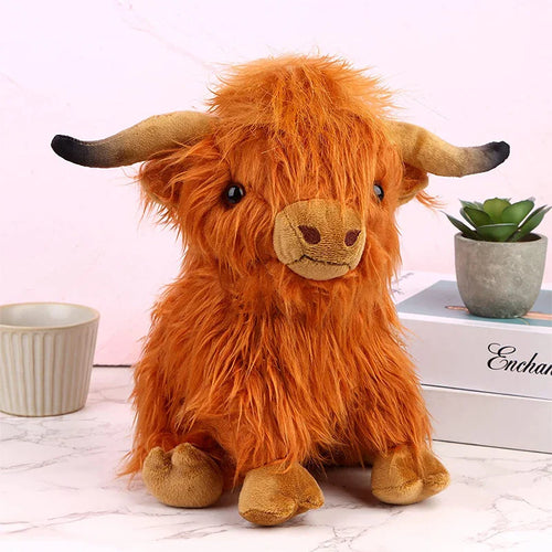 Jobatua.com Highland Cow Plush - Adorable Cuddly Companion
