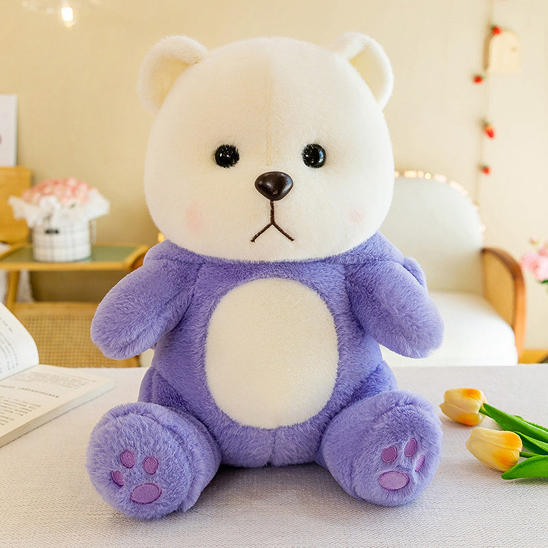Hoodie Bear Plush - Adorable Huggable Teddy Bear Toy by jobatua.com