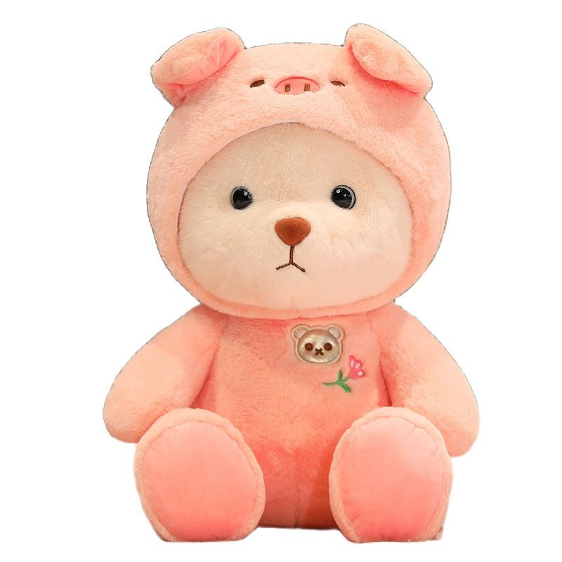 Hoodie Bear Plush - Adorable Huggable Teddy Bear Toy by jobatua.com
