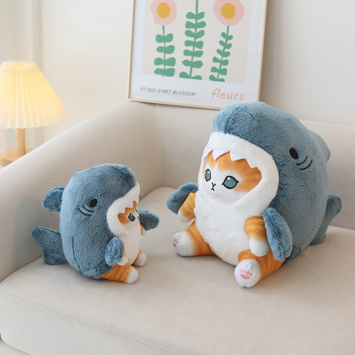 Shark Cat Plush - Unique & Adorable by Jobatua.com