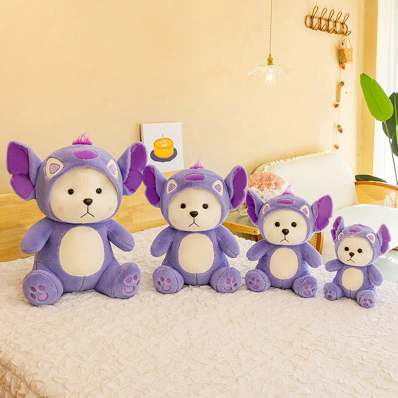 Hoodie Bear Plush - Adorable Huggable Teddy Bear Toy by jobatua.com