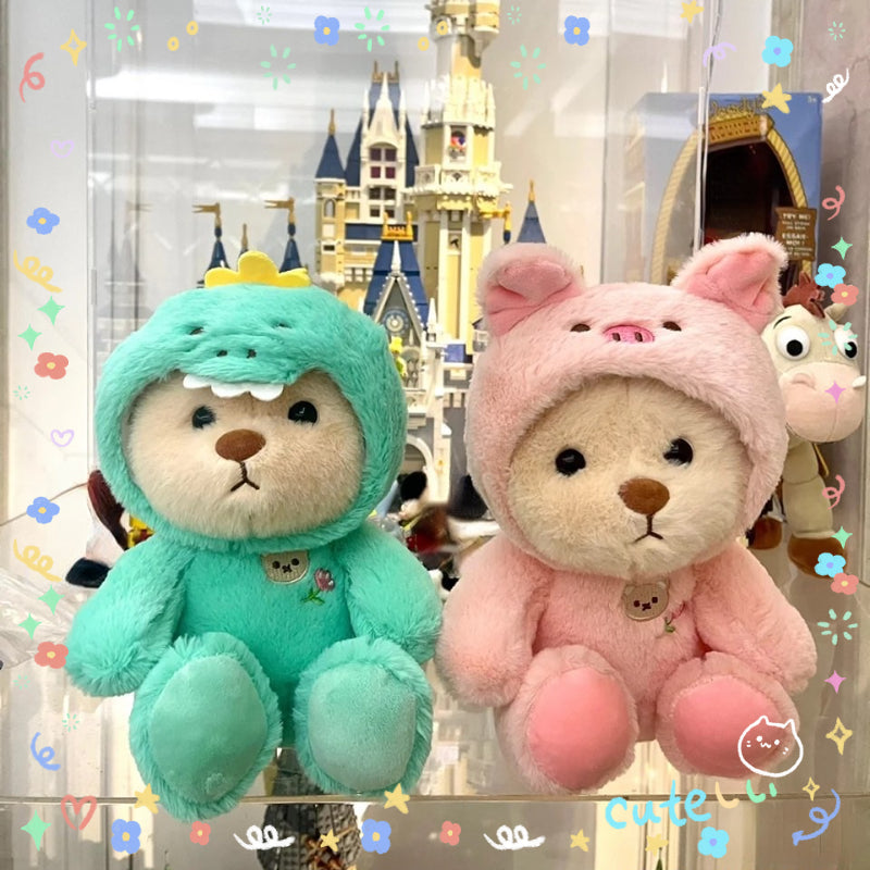 Hoodie Bear Plush - Adorable Huggable Teddy Bear Toy by jobatua.com