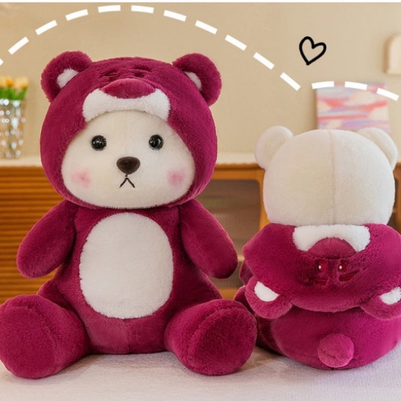 Hoodie Bear Plush - Adorable Huggable Teddy Bear Toy by jobatua.com