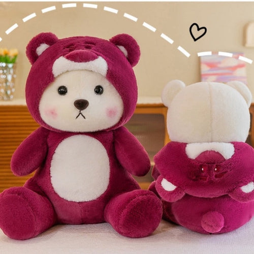 Hoodie Bear Plush - Adorable Huggable Teddy Bear Toy by jobatua.com