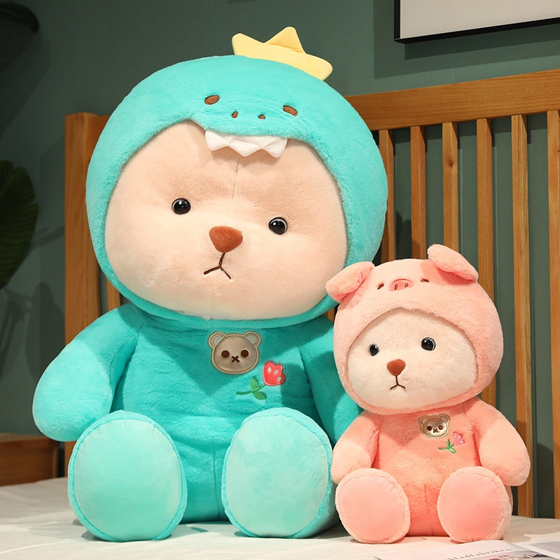 Hoodie Bear Plush - Adorable Huggable Teddy Bear Toy by jobatua.com