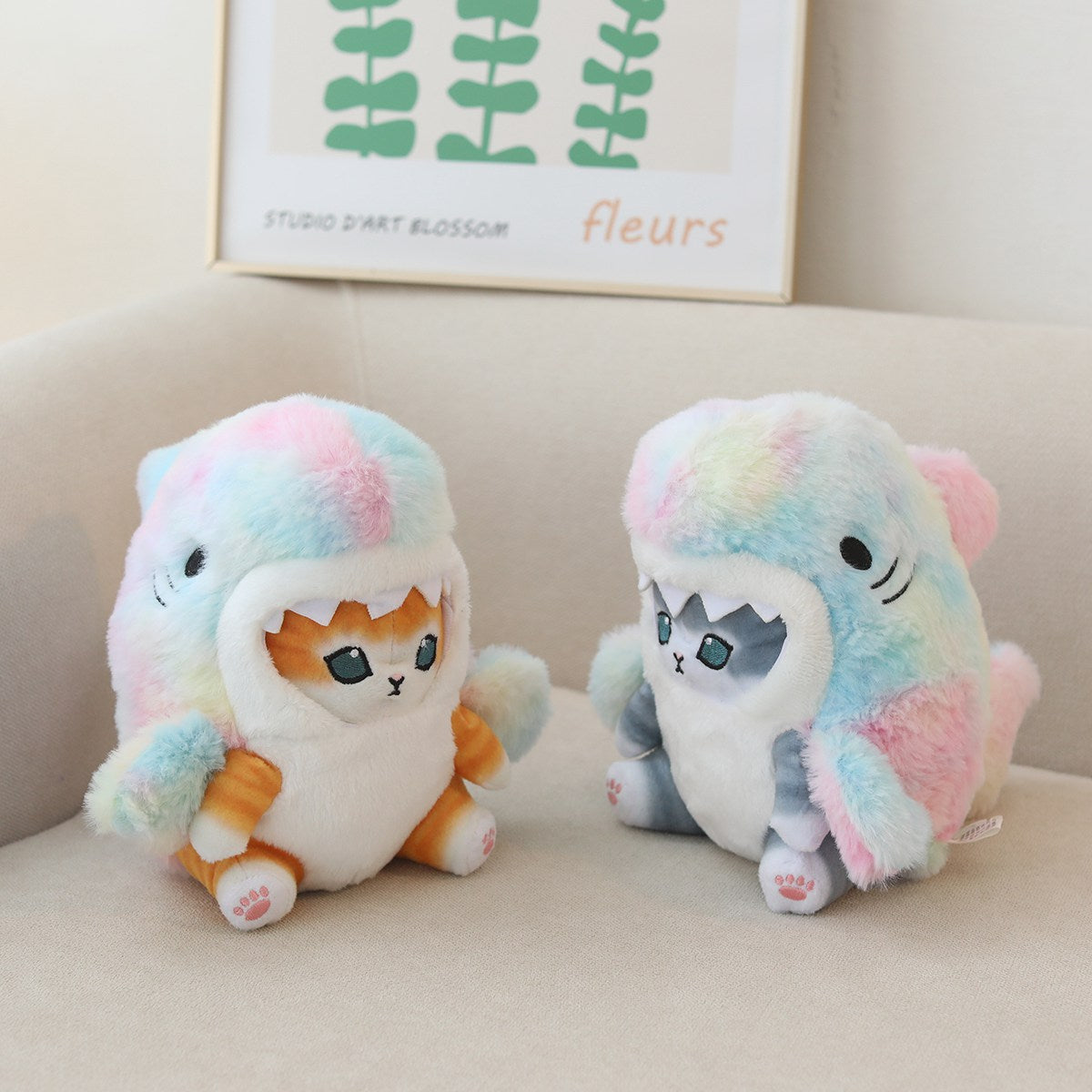 Shark Cat Plush - Unique & Adorable by Jobatua.com
