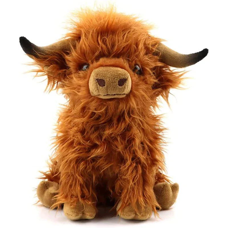 Jobatua.com Highland Cow Plush - Adorable Cuddly Companion