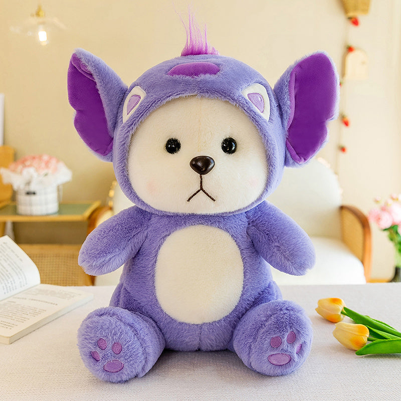 Hoodie Bear Plush - Adorable Huggable Teddy Bear Toy by jobatua.com