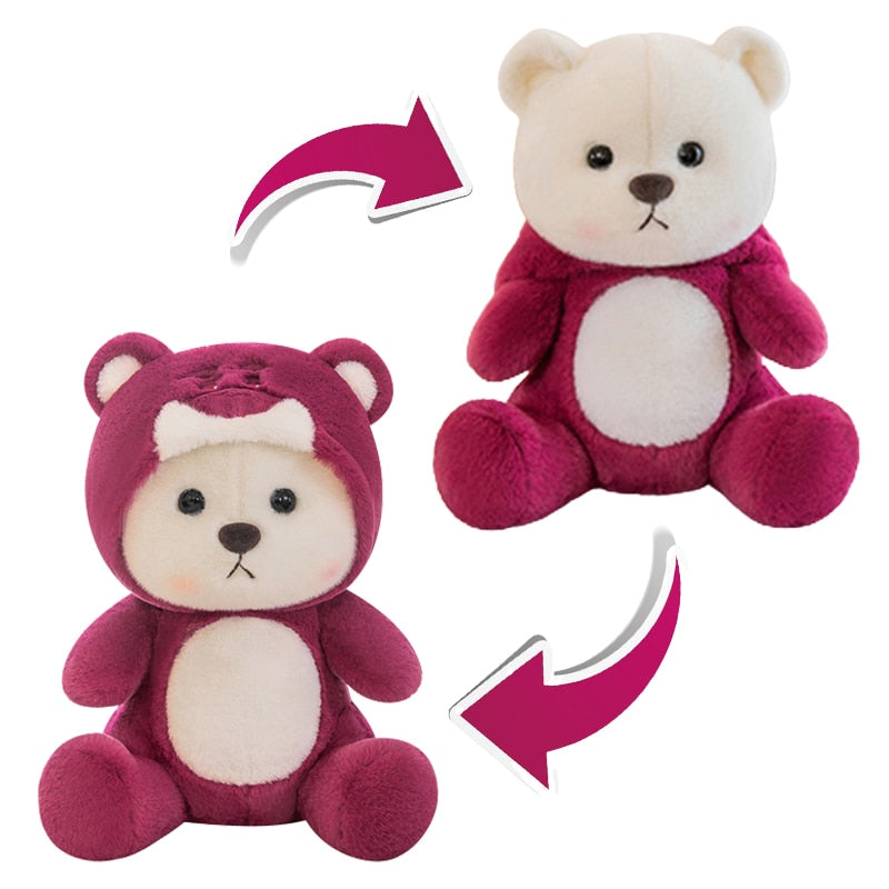 Hoodie Bear Plush - Adorable Huggable Teddy Bear Toy by jobatua.com