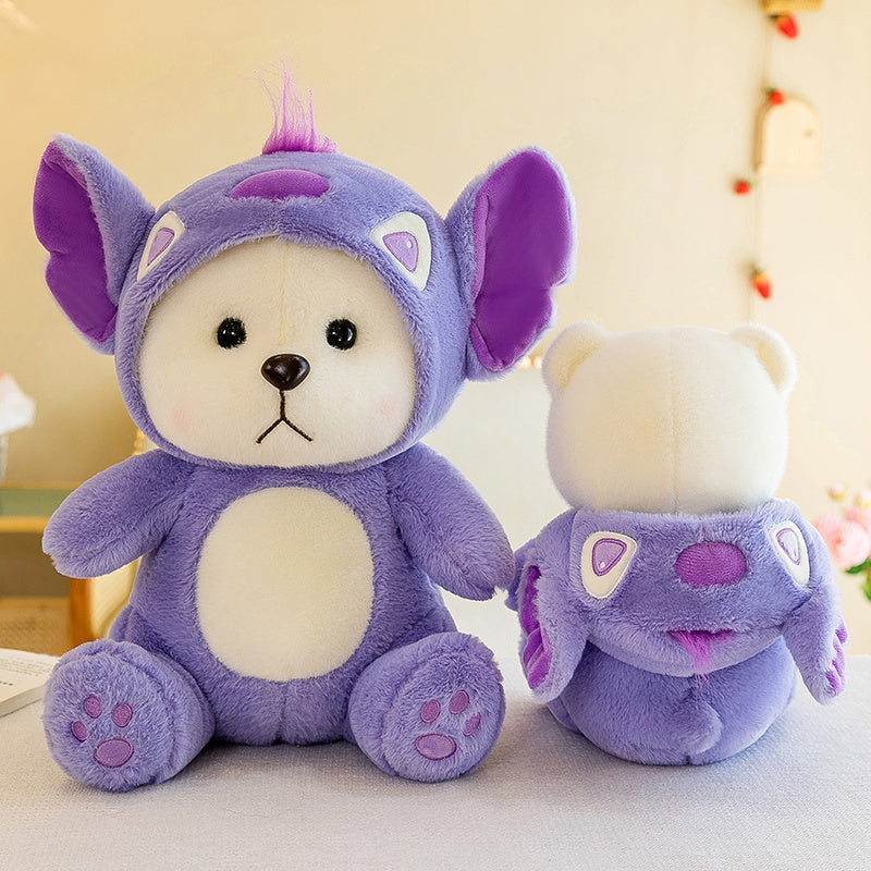 Hoodie Bear Plush - Adorable Huggable Teddy Bear Toy by jobatua.com