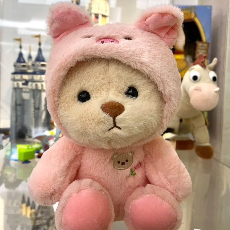 Hoodie Bear Plush - Adorable Huggable Teddy Bear Toy by jobatua.com