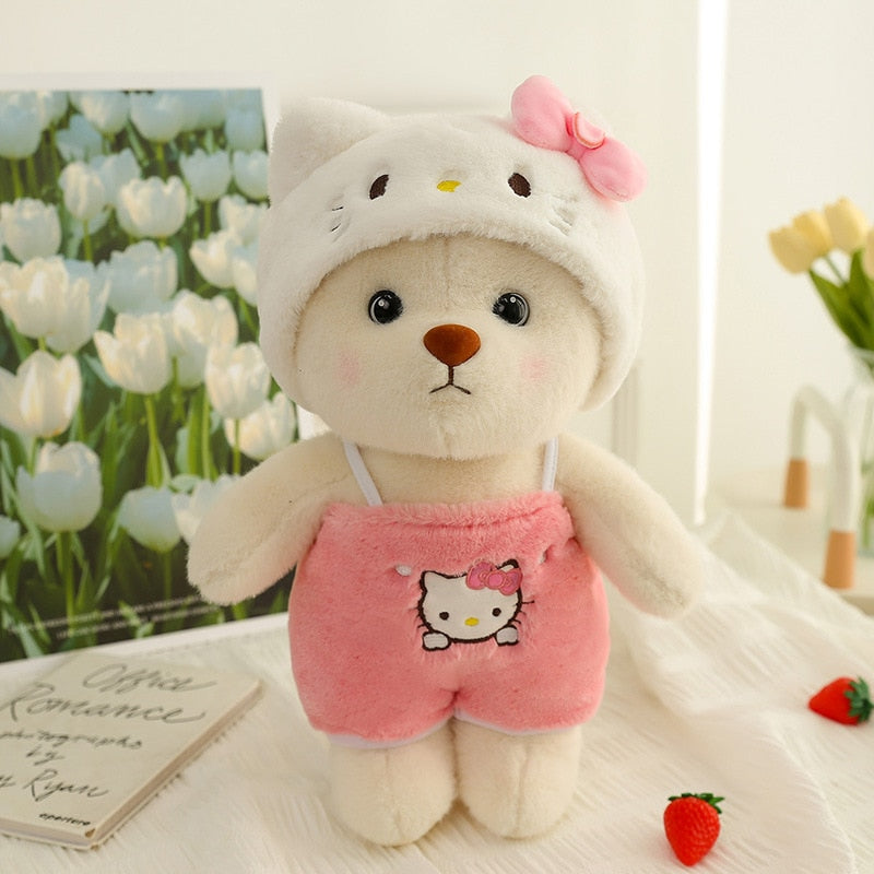 Hoodie Bear Plush - Adorable Huggable Teddy Bear Toy by jobatua.com