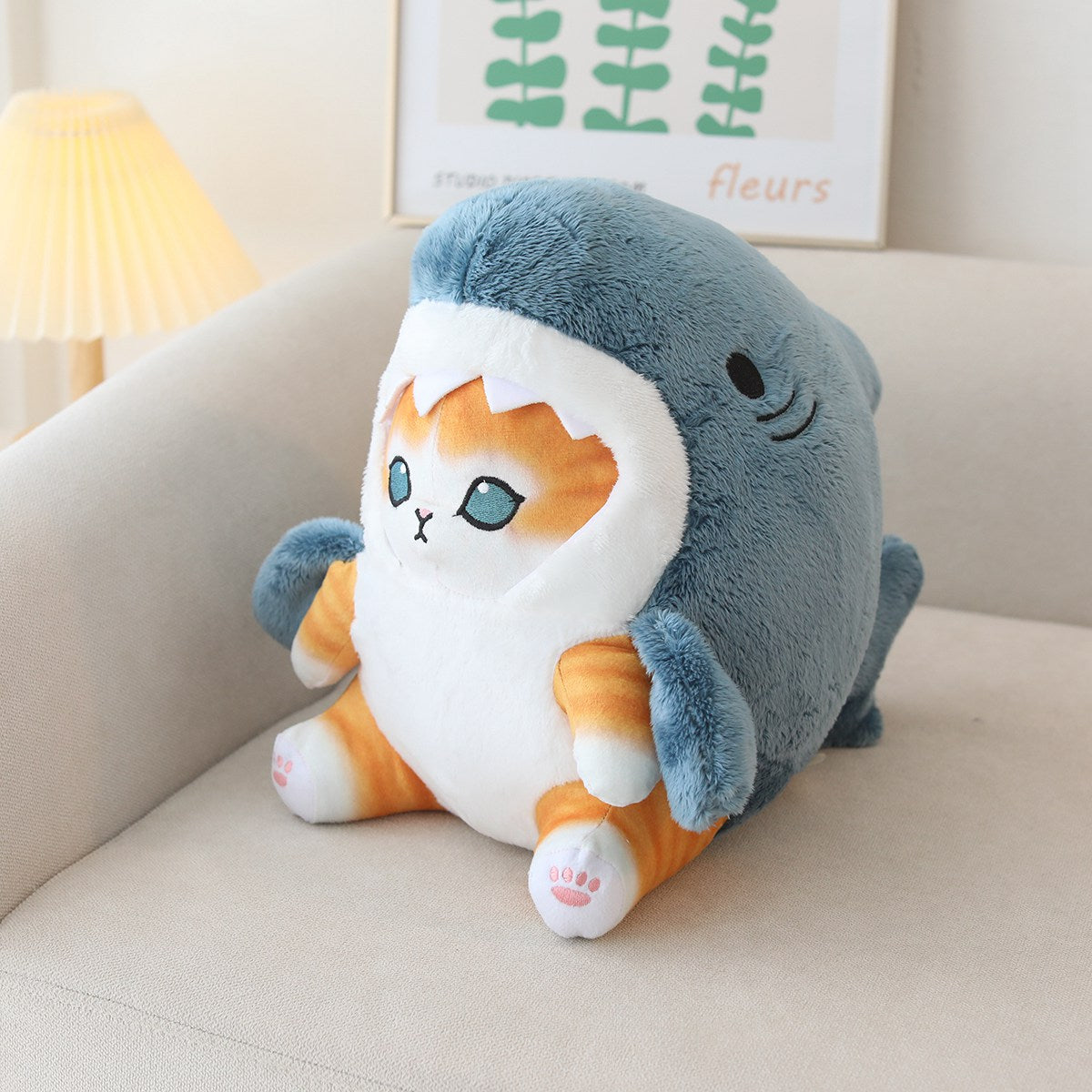 Shark Cat Plush - Unique & Adorable by Jobatua.com
