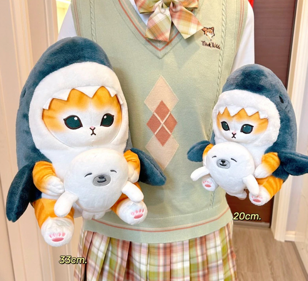 Shark Cat Plush - Unique & Adorable by Jobatua.com