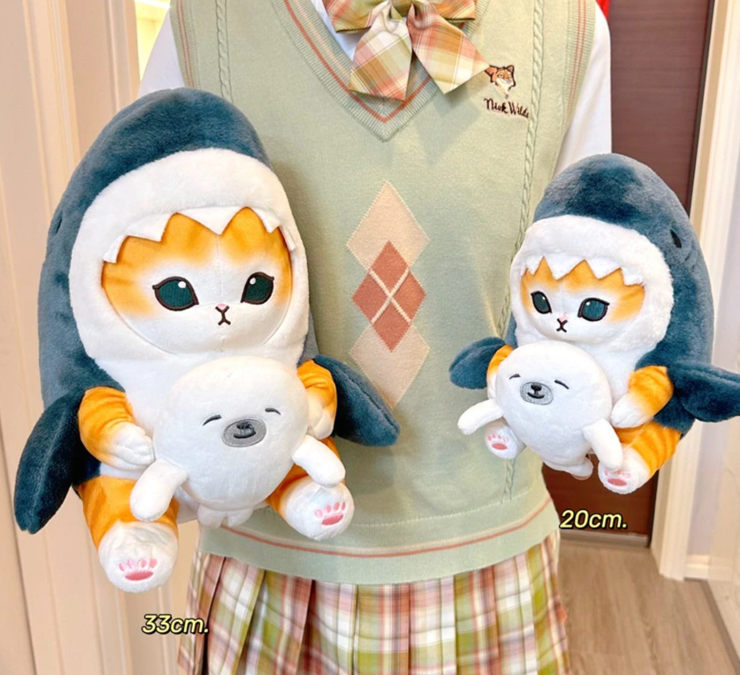 Shark Cat Plush - Unique & Adorable by Jobatua.com