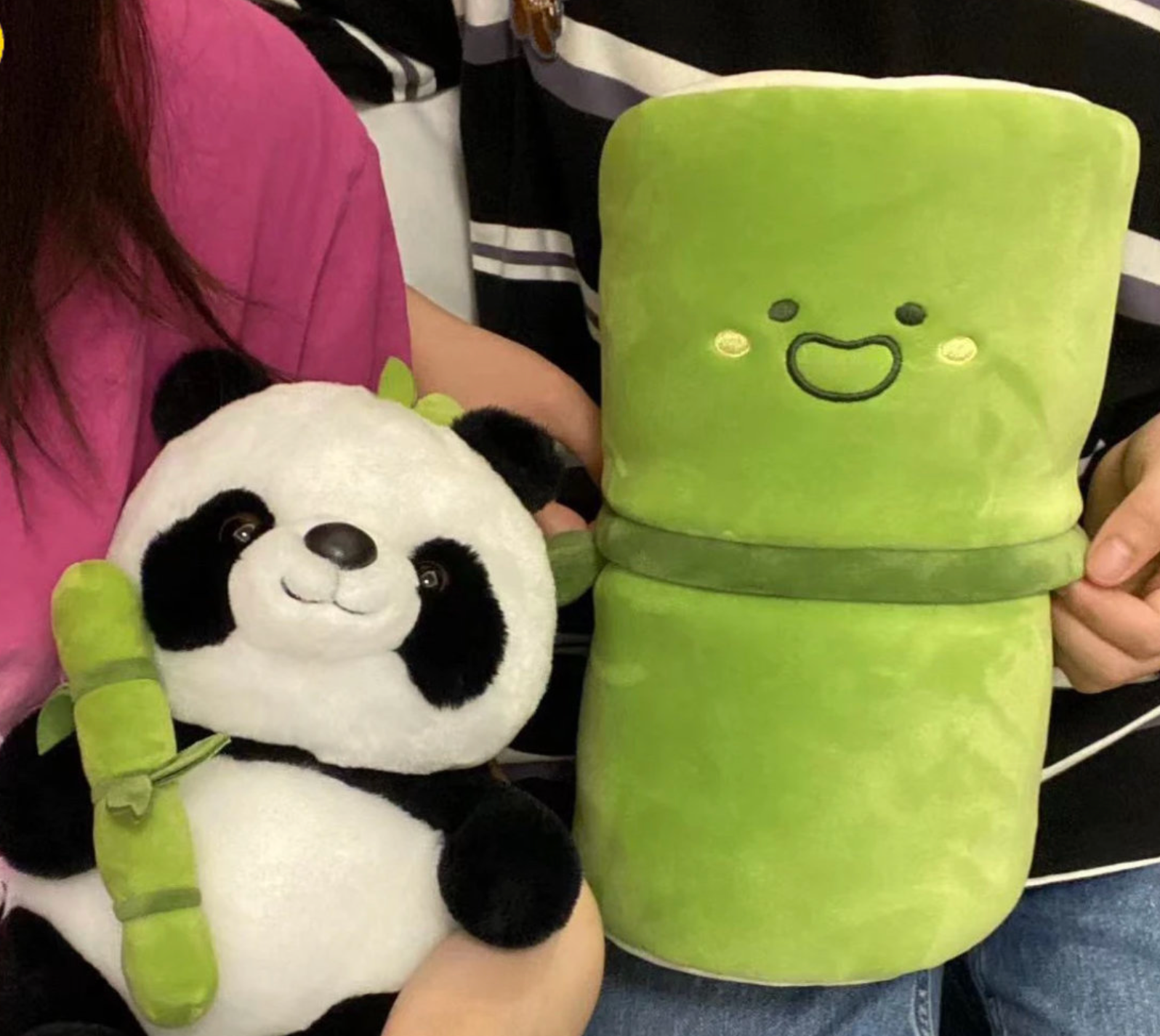 Jobatua.com Panda in Bamboo Plush Toy