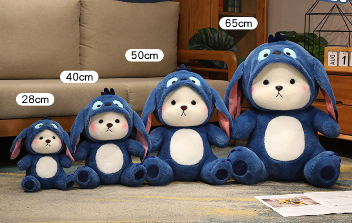 Hoodie Bear Plush - Adorable Huggable Teddy Bear Toy by jobatua.com