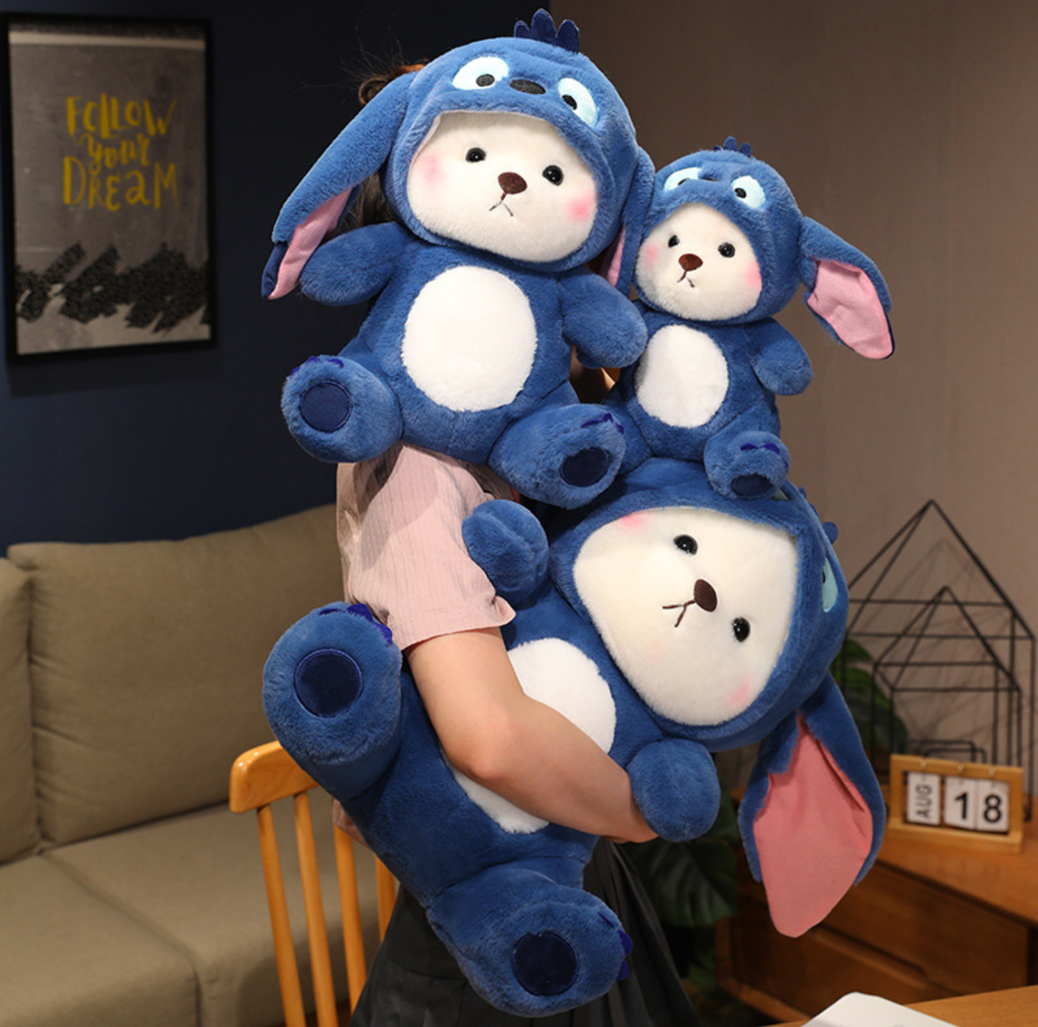 Hoodie Bear Plush - Adorable Huggable Teddy Bear Toy by jobatua.com