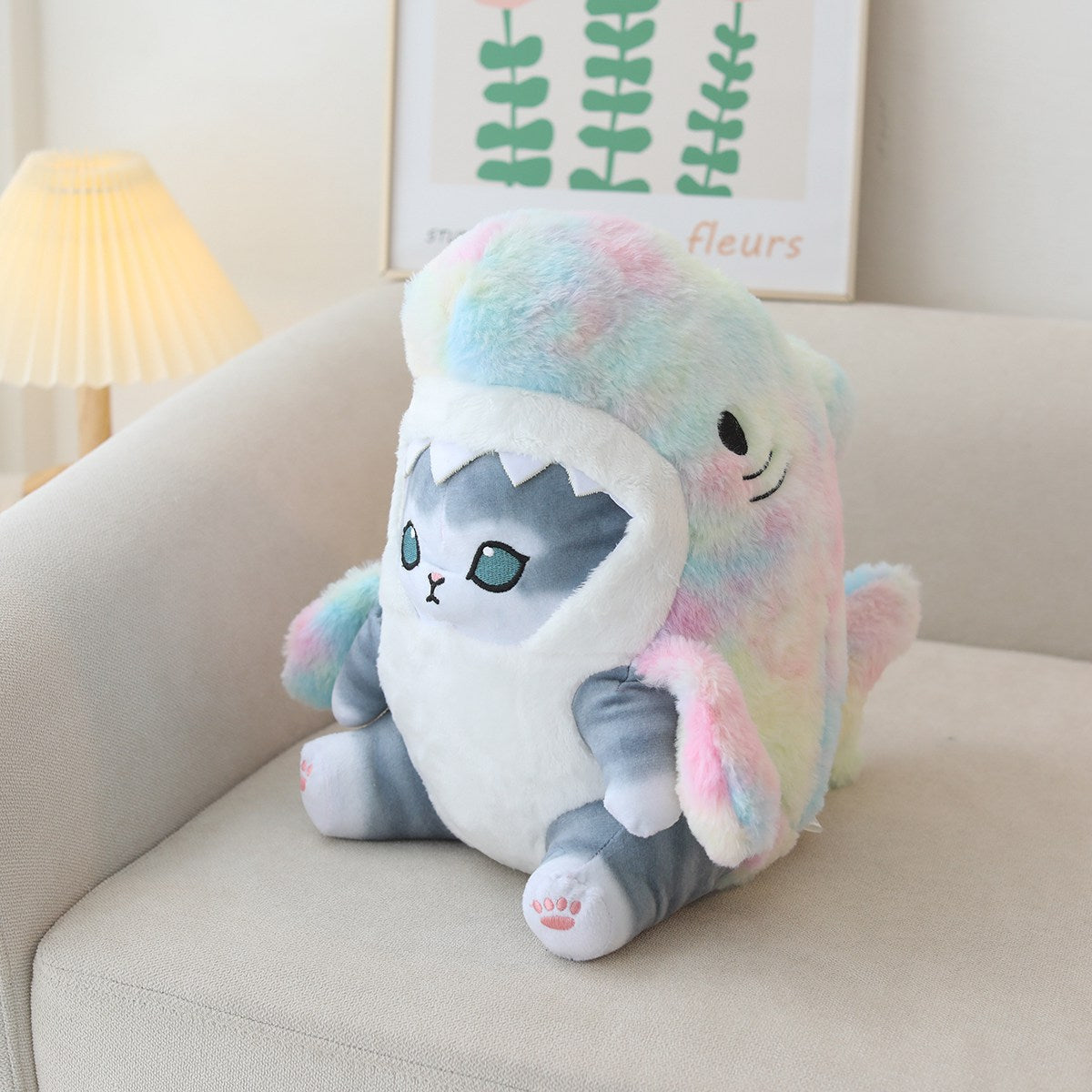 Shark Cat Plush - Unique & Adorable by Jobatua.com