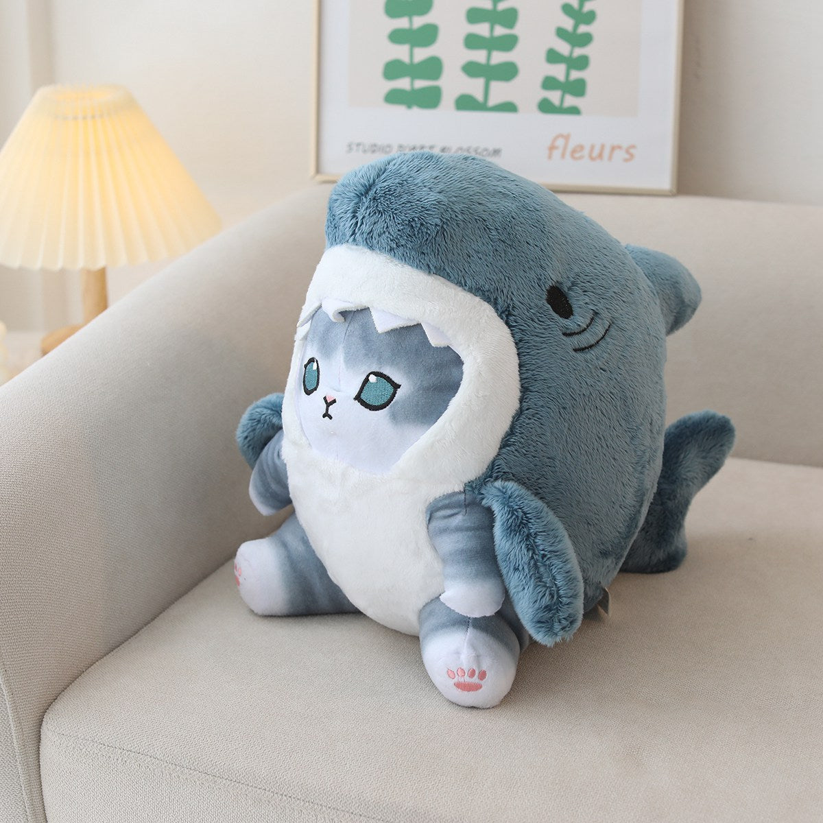 Shark Cat Plush - Unique & Adorable by Jobatua.com