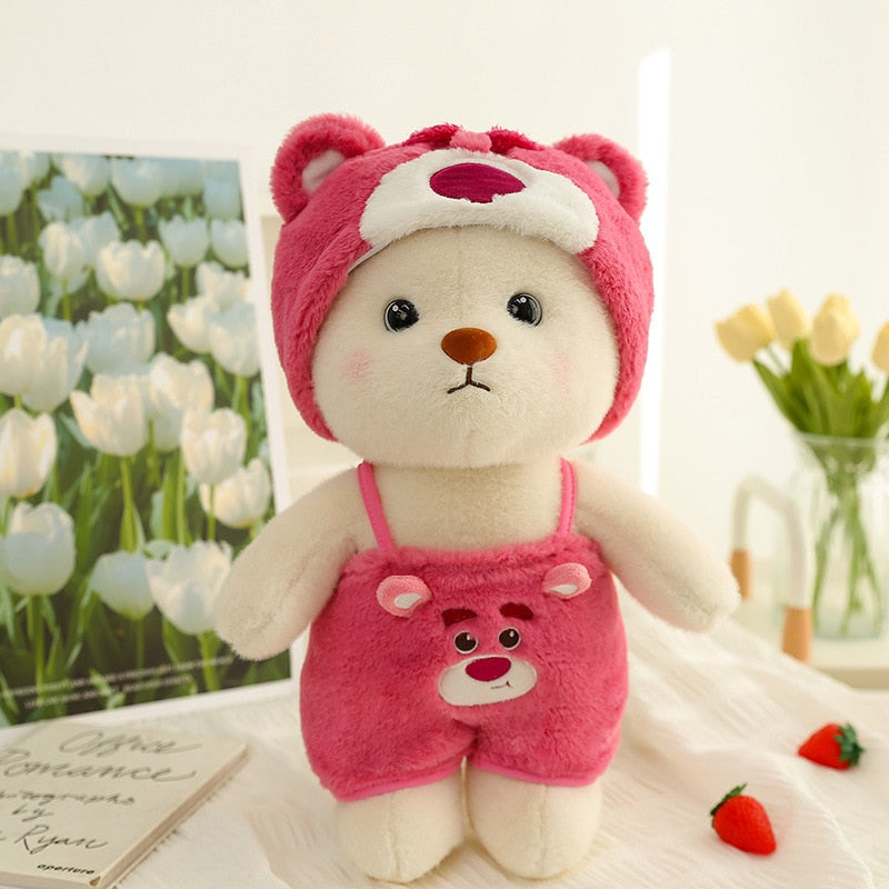Hoodie Bear Plush - Adorable Huggable Teddy Bear Toy by jobatua.com