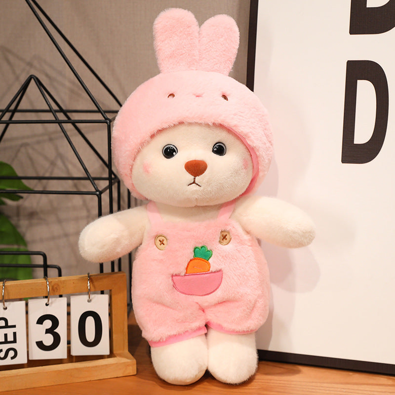 Hoodie Bear Plush - Adorable Huggable Teddy Bear Toy by jobatua.com