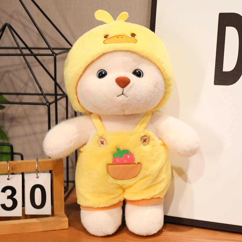 Hoodie Bear Plush - Adorable Huggable Teddy Bear Toy by jobatua.com