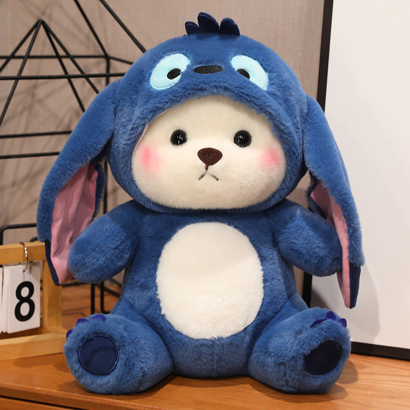 Hoodie Bear Plush - Adorable Huggable Teddy Bear Toy by jobatua.com